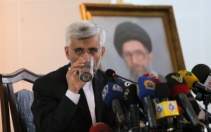 Iran's top nuclear negotiator, Saeed Jalili during a press conference one day after his discussion with Eu's Catherine Ashton in Istanbul, Turkey. May 16, 2013(Photo Credit: Hassan Mousavi/Fars News Agency)