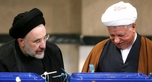 Mohammad Khatami (left) - Akbar Hashemi Rafsanjani (Right) - (Photo Credit: Fars News Agency)