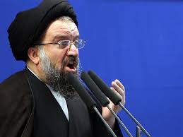 Ayatollah Khatami the Tehran's Friday Prayer Leader.