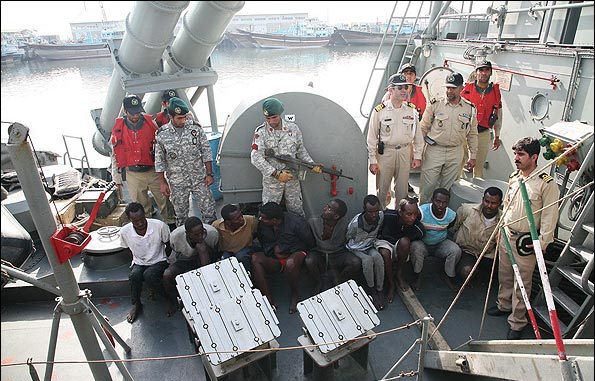 Iranian forces rescued fishermen captivated by Somalia pirates.